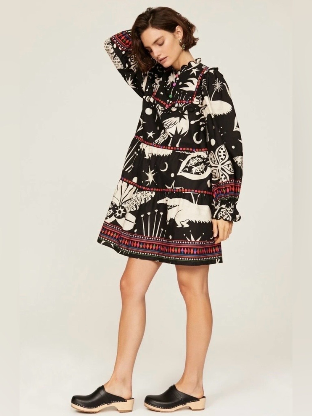 Farm Rio Cerrado Sky Mini Dress - Size Medium